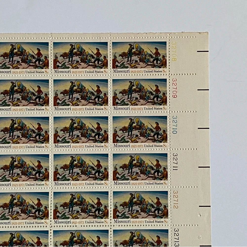 Missouri Stamps 1821 - 1971 US SCOTT 1426 Full Sheet Of 50 8 Cent MNH Vintage